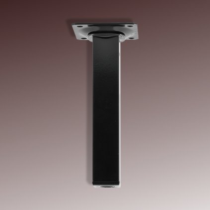 Nožička štvorec, 25x25 mm, Čierna