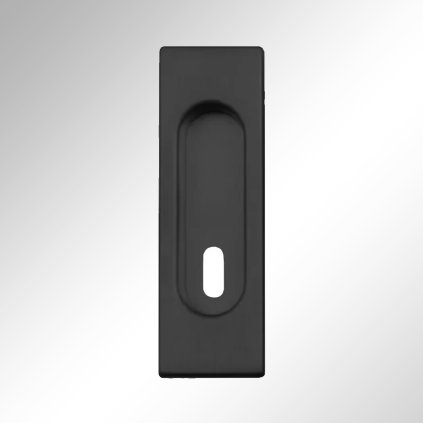 Mušľa - FT hranatá BB/D - 3663AF, CIM - čierna matná