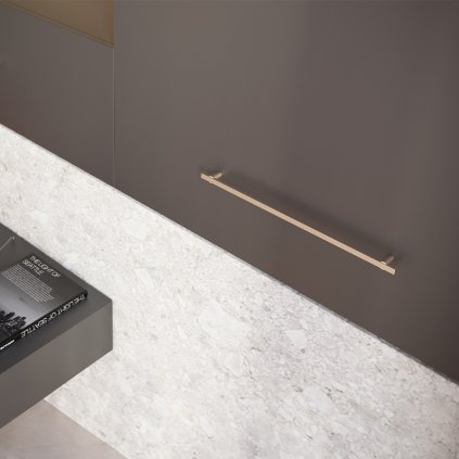 Úchytka - RAY, Zlatá brúsená