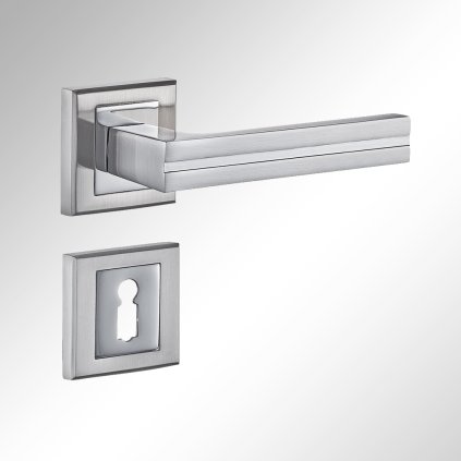 SCHAFF - MADA, kľučka, nikel saténový / chróm + BB rozeta