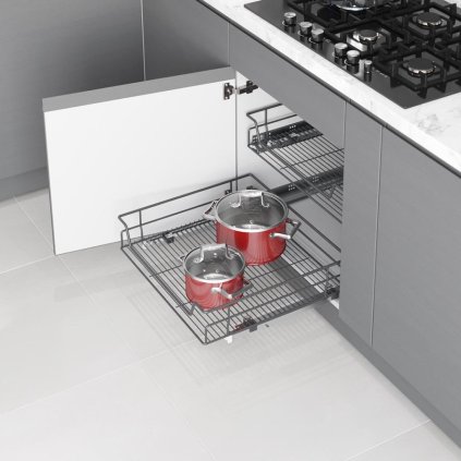 Starax- 400 drôtená polička s tlmením, 360x482x145 mm