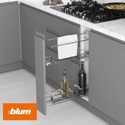 Starax - Cargo 150 ľavý na utierky, BLUM výsuv s tlmením plnovýsuv