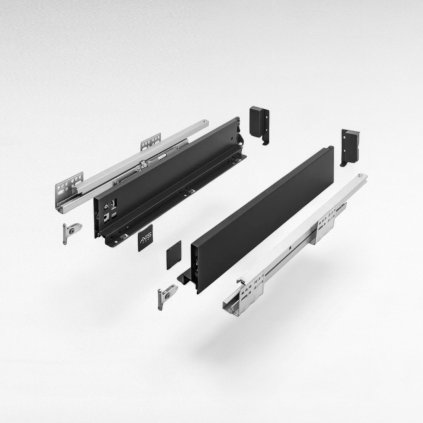 AXISPRO-A/86mm čierny, výsuv s tlmením