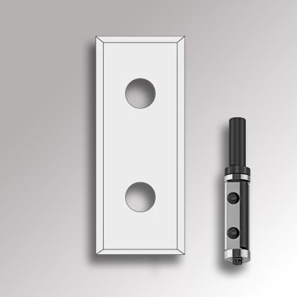 IGM FACHMANN N012 Žiletka tvrdokovová Z4 - 49,5x9x1,5mm na Lamino / MDF