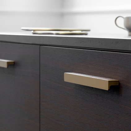 Úchytka - Furnipart ELAN / Mosadz brúsená, 160 mm