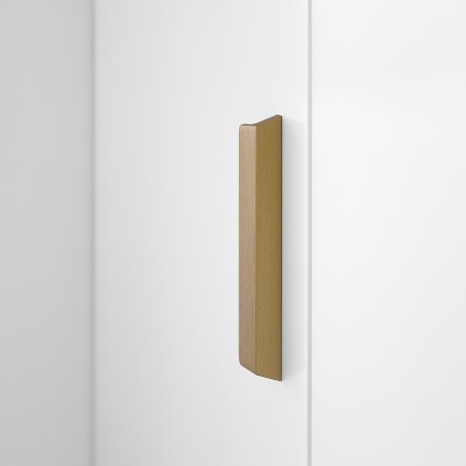 Úchytka - Furnipart ENVELOPE / Mosadz brúsená, 160 mm