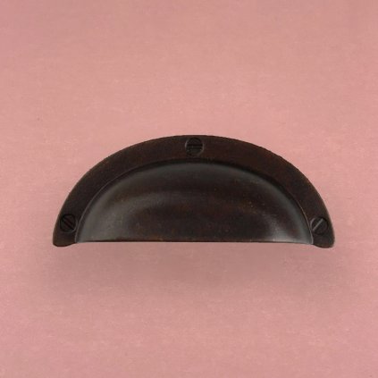 Úchytka - BM Anita SHELL, Hnedá tmavá, 64 mm