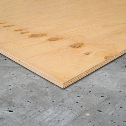 Preglejka - vodovzdorná - Borovica C+/C - 2500 x 1250 x 6 mm (konštrukčná)