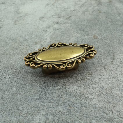 Úchytka - BM Zar, Stará zlatá, 79 mm