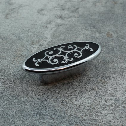 Knopok - BM Riccia, Chróm lesk, 32 mm
