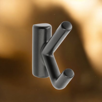 Vešiak - Lens, Čierna matná