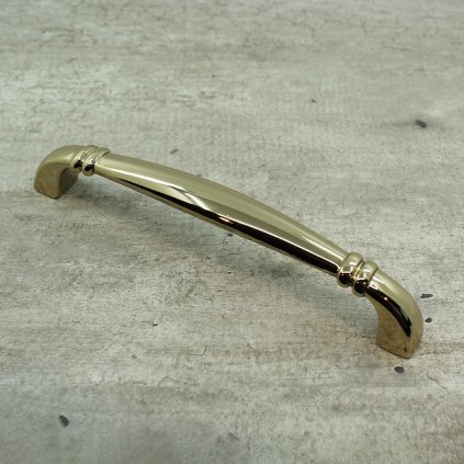 Úchytka - BM Ardea, Mosadz lesk, 128 mm