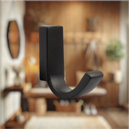 Vešiak - Rini čierna matná