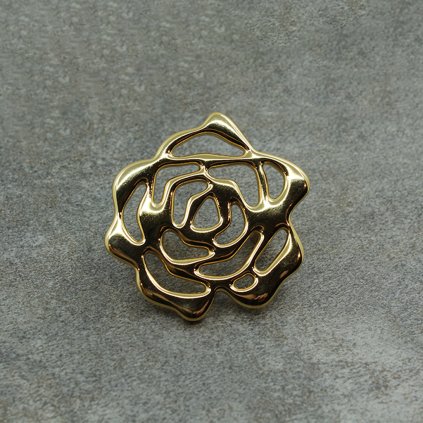 Úchytka - BM Floris, Zlatá lesklá, 32 mm