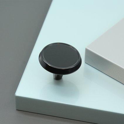 Knopok - GU09, Čierna matná - VÝBEH