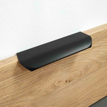 Úchytka - UA02, Čierna matná (VAR ROZTEC 256 mm)