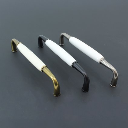 Úchytka - UP16, Porcelánová, 128 mm