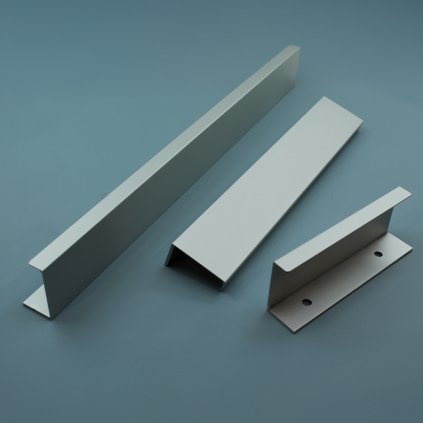 Úchytka - U9, Hliník matný