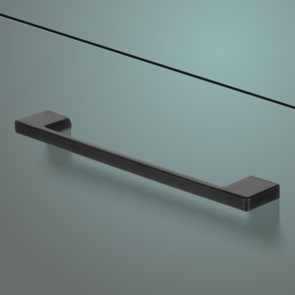 Úchytka - XH02, Čierna matná VÝBEH (VAR ROZTEC 160 mm)