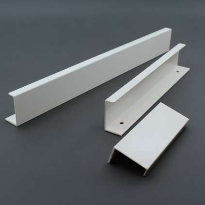 Úchytka - U9, Biela matná