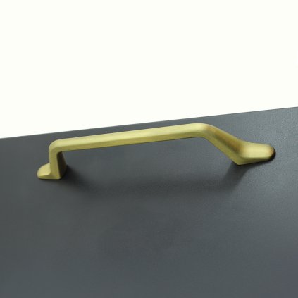 Úchytka - UU57, Brúsená matná zlatá (VAR ROZTEC 160 mm)