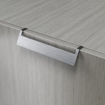 Úchytka - PRATO C 61, Oceľ brúsená