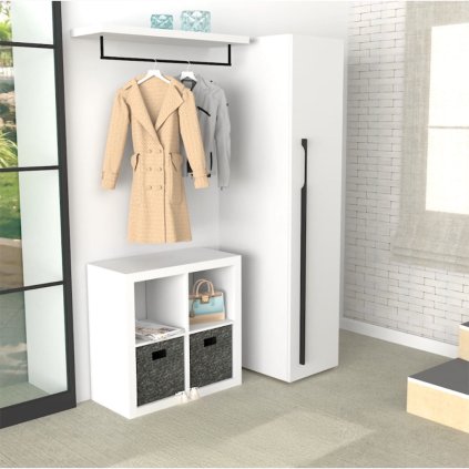 Úchytka LANA C-5439, Čierna matná 1028/1135 mm