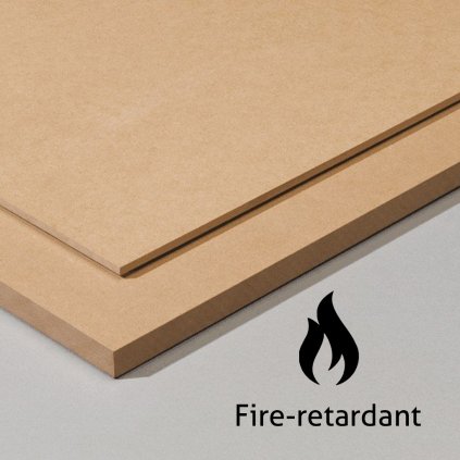 MDF - surová - Sonae Arauco FIRE X E1E05 B CARB 2 - 2850 x 2100 x 19 mm