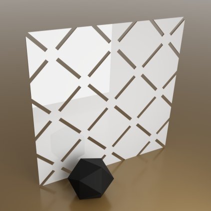 LOCATELLI - MILANO LACCATO - 2800 x 1030 x 3 mm povrch : HDF BIELA lakovaná