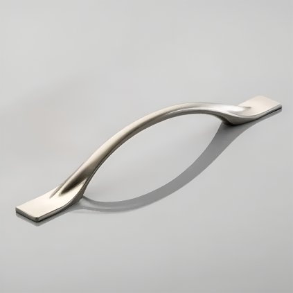 Úchytka - FLOW, Brúsená oceľ (VAR ROZTEC 192 mm)