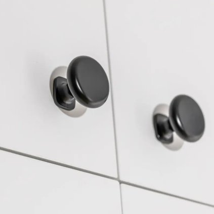 Knopok - LORENA, Čierna matná