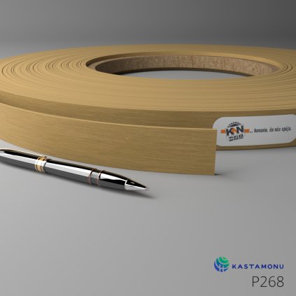 Hrana - EVOGLOSS - ABS - P268 - 23 x 1 mm - Brush Gold