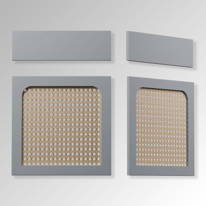 WOWFRONT - TYP : FR-140-22 ratanové fronty RAL farby, 2stranne, mat