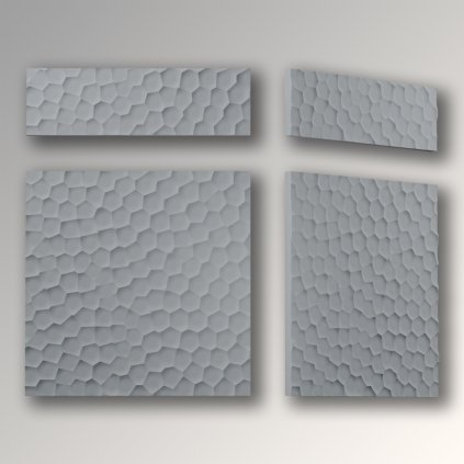 WOWFRONT - TYP : F535 drážkované fronty RAL farby, 1stranne, mat