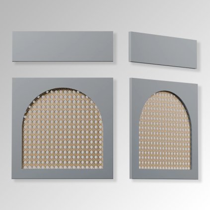 WOWFRONT - TYP : FR-140-23 ratanové fronty RAL farby, 2stranne, mat