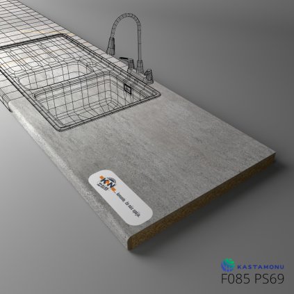 KASTAMONU - Pracovná doska TECHNOTOP - F085 PS69 - 4100 x 900 x 38 mm - Dubai