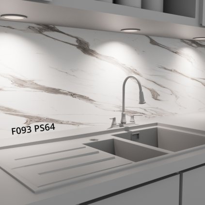 KASTAMONU - Zástena - F093 PS64 - 4100 x 640 x 10 mm - Iguazu Marble