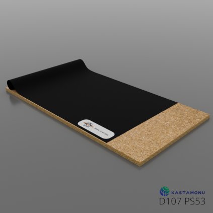 KASTAMONU - HPL TECHNOTOP - D107 PS53 - 4100 x 1400 x 0,7 mm - Black