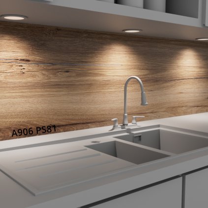 KASTAMONU - Zástena - A906 PS81 - 4100 x 640 x 10 mm - Dark Celtic Oak