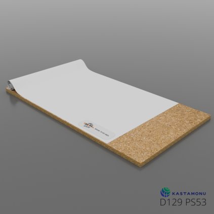 KASTAMONU - HPL TECHNOTOP - D129 PS53 - 4100 x 1400 x 0,7 mm - Front White