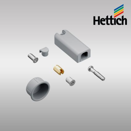 Hettich - WingLine L - Mechanická aretácia pre Push to Move, Sivá