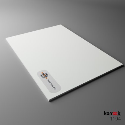 KERROCK - Minerálan doska - Metallic 1194 White - 3600 x 760 x 6 mm