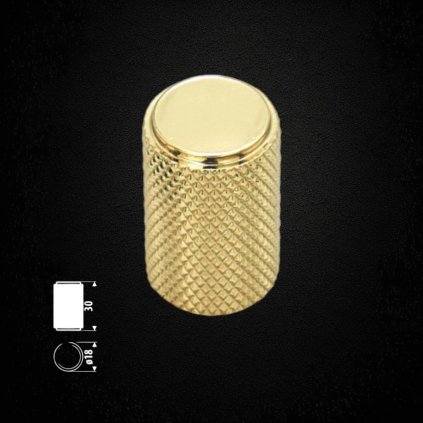 Knopok - GA32, Zlatá lesklá - VÝBEH