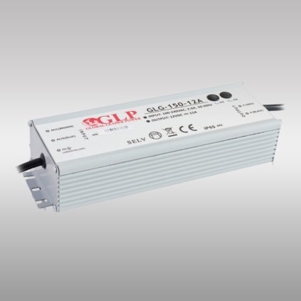 LED trafo - 12V 150W 12,5A IP67 – GLP GLG-150-12A