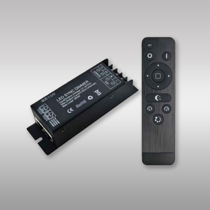 LED Doplnky - Diaľkový ovládač / stmievač s riadiacou jednotkou 1 x 25A
