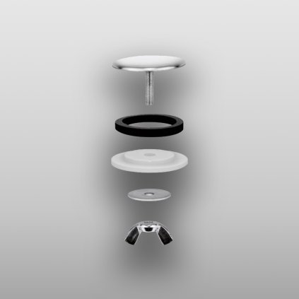 BLANCO - Nerezová záslepka pre otvory Ø 48 mm