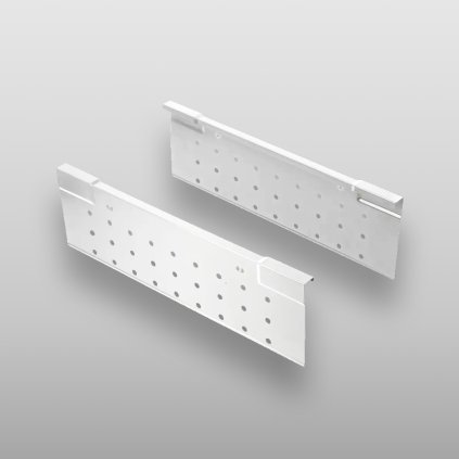 MBOX - Bok perforovaný, výška 210 mm, Biela