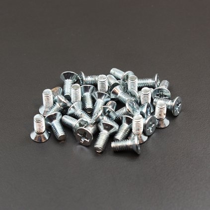 Skrutka zapustená hlava, DIN 965/ZN, M4 (Variant Dľžka 12 mm)