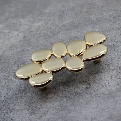 Úchytka - BM Stone, Zlatá lesklá, 64 mm