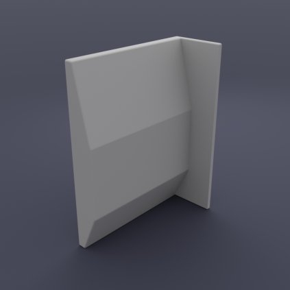 CAMAR - závesné kovanie 807 - krytka ľavá, strieborný